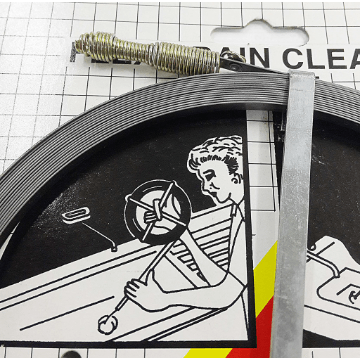 Black Hawk 2025 Flex Drain Cleaner / Drain Auger 1/4 Black Hawk 2025 Flex Drain Cleaner / Drain Auger 1/4